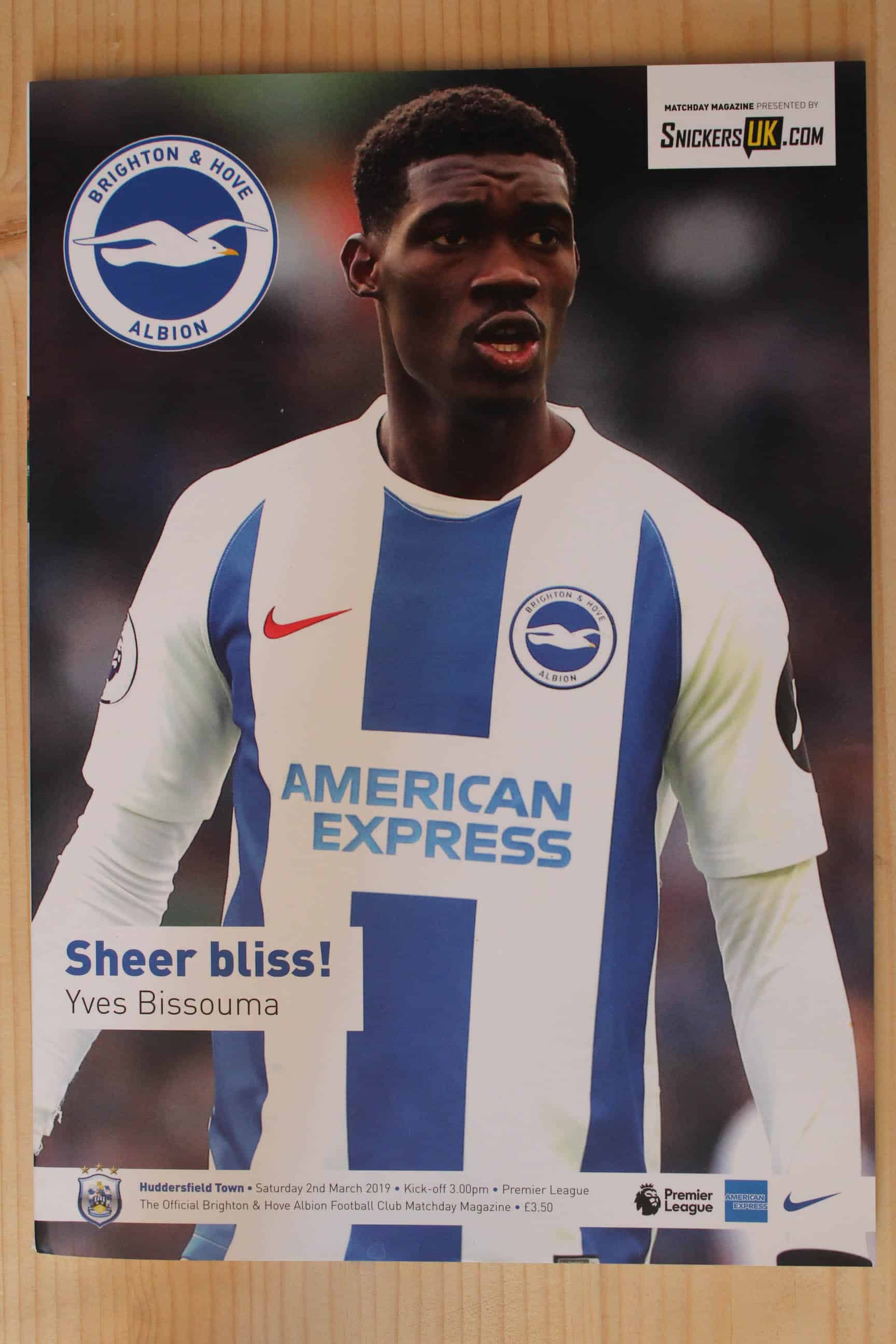 Brighton & Hove Albion FC v Huddersfield Town FC